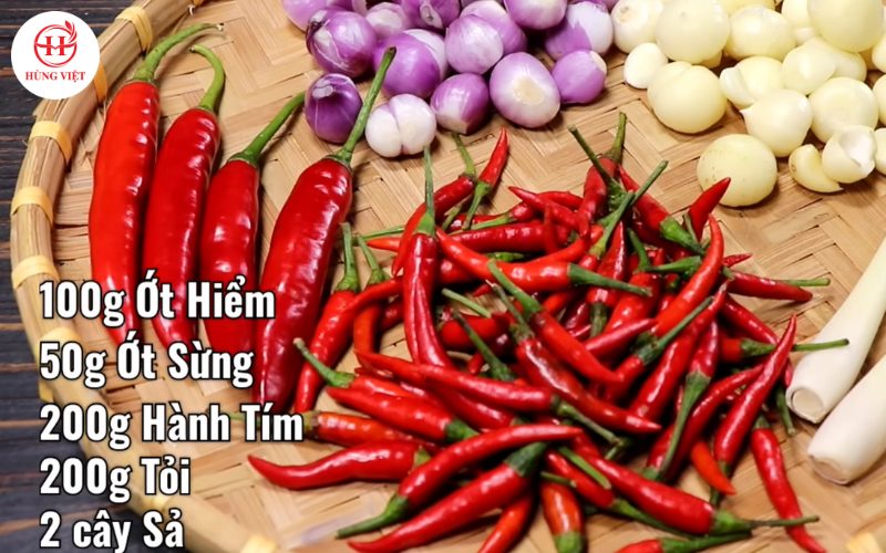  Nguyên liệu làm sốt nướng muối ớt 