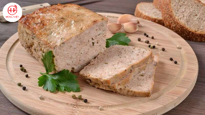 Pate gan gà đã hấp