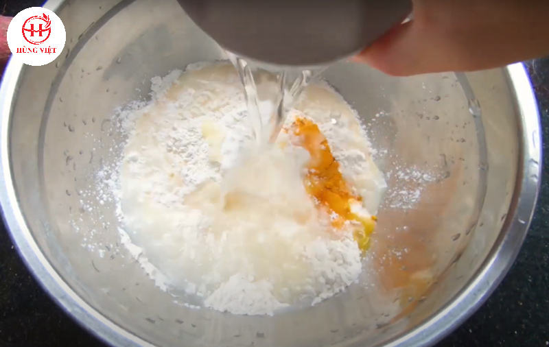 Pha bột chiên khoai