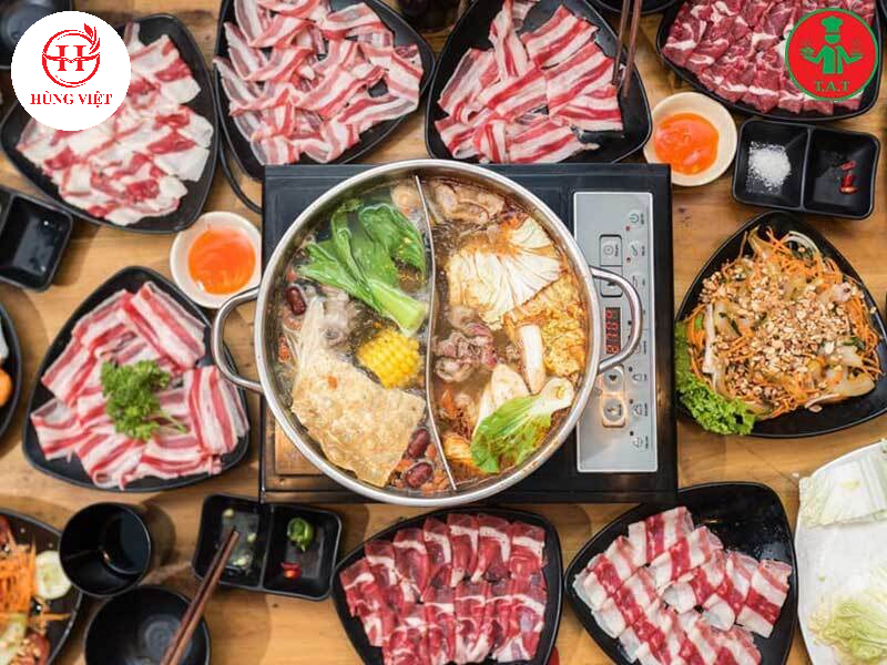 Thịt heo và thịt bò bà chỉ ăn nhúng lẩu