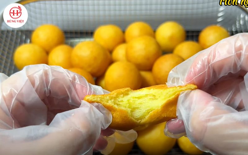 Bánh phồng tròn, đẹp mắt