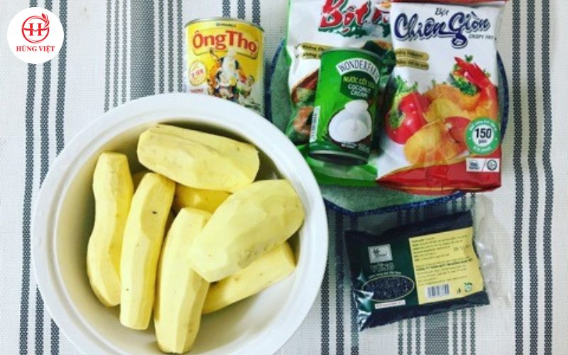 Nguyên liệu làm khoai lang kén