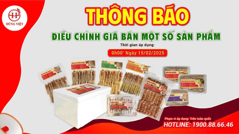 Tin mới: Hùng Việt Foods điều chỉnh giá loạt sản phẩm “cực hot”