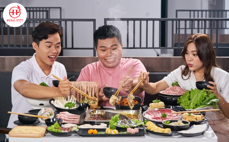 Hương vị lẩu Thái chua - cay - mặn - ngọt cân bằng