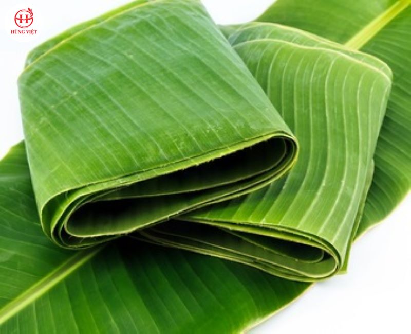 Lá chuối gói cốm