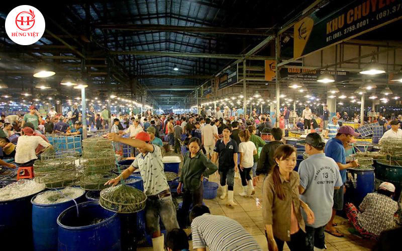 Chợ Bình Điền - khu chợ đầu mối sôi động bậc nhất Sài Gòn.