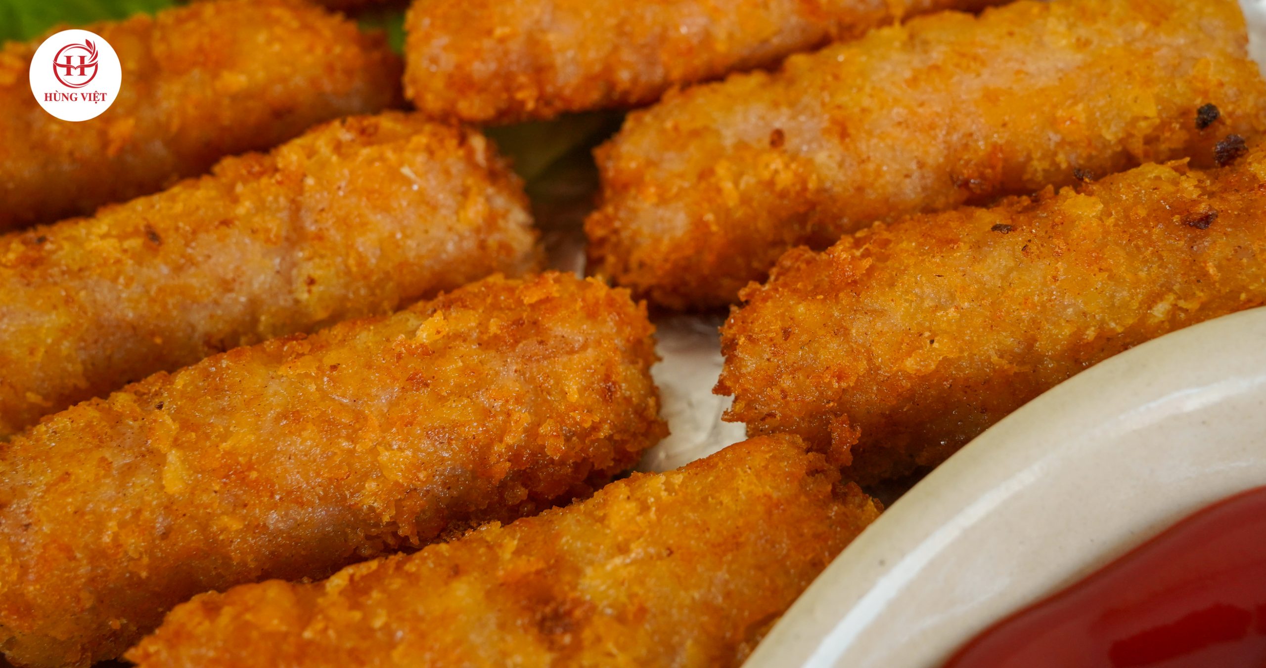 Nem chua rán ngon có nhân dai nhẹ, vị chua vừa phải