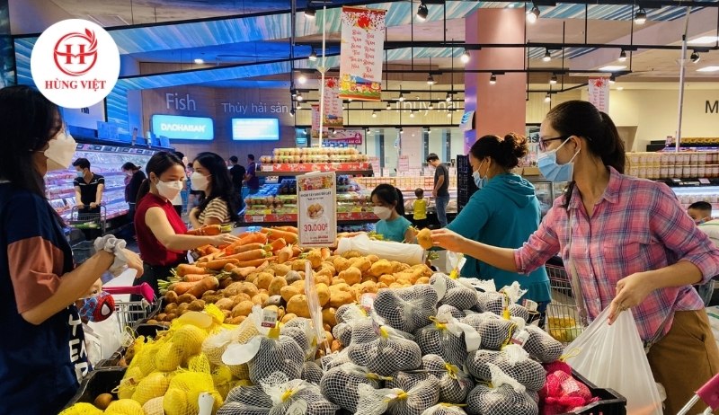 Nguồn cung ổn định đảm bảo siêu thị luôn sẵn hàng kể cả vào mùa cao điểm