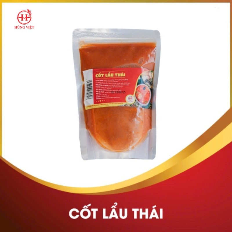 Gói cốt Thái nấu sẵn tiện lợi, phù hợp cho các quán ăn