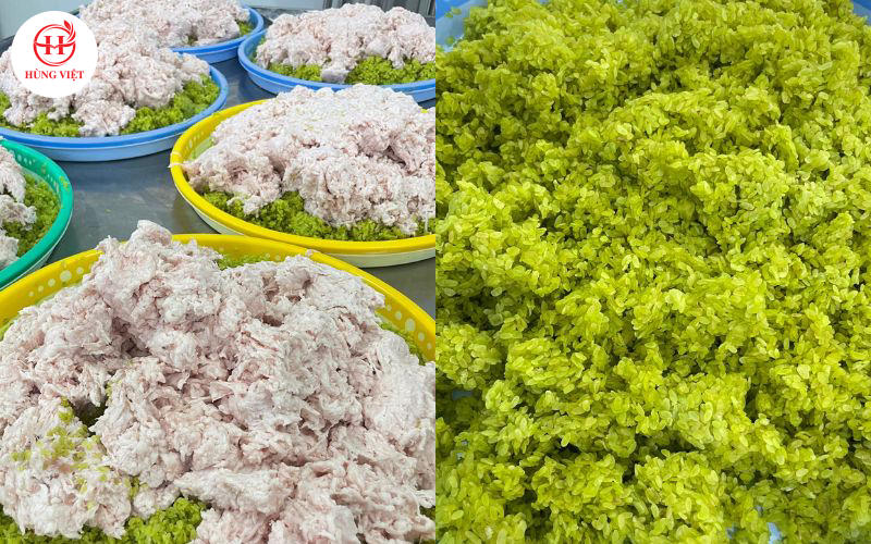 Nguyên liệu làm chả cốm chất lượng cao của Hùng Việt.