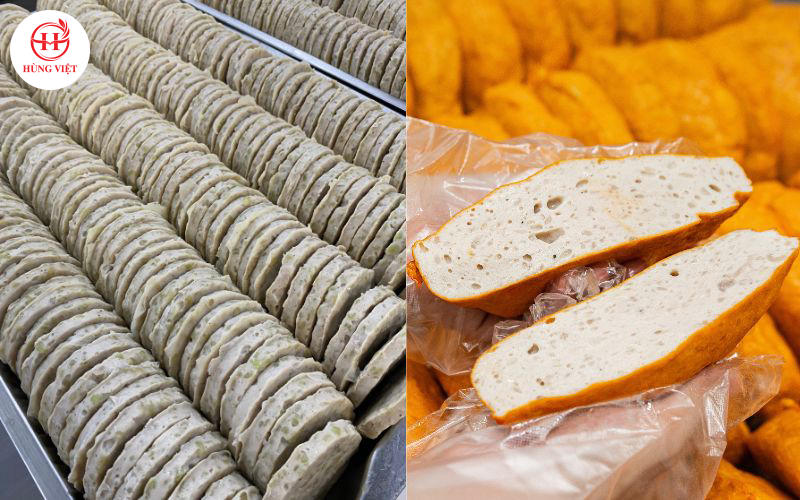 Chả cốm, chả mỡ cũng là những thực phẩm thịt chế biến sẵn được ưa chuộng.