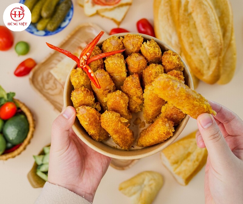 Bao bì nem chua rán rõ ràng, minh bạch