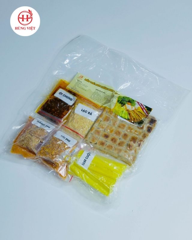 Sản phẩm dùng thử của nhà Hùng Việt Foods