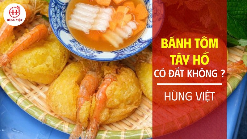 Cách ăn bánh tôm Hồ Tây đúng chuẩn