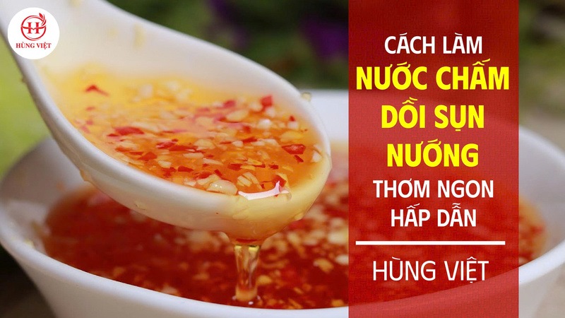 Cách làm nước chấm dồi sụn nướng thơm ngon, hấp dẫn