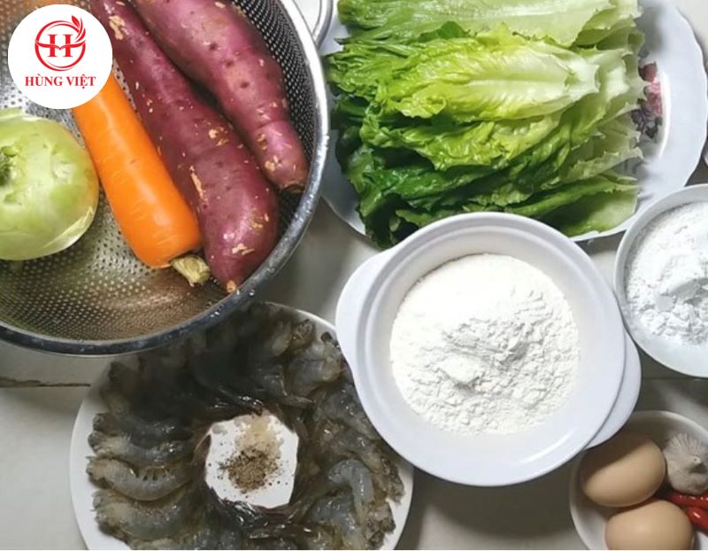 Chi phí nguyên liệu làm bánh tôm 