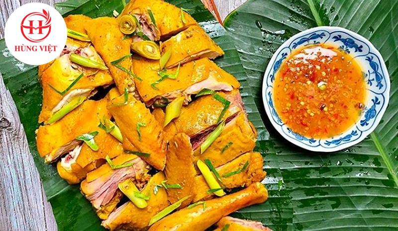 Gà ủ muối hấp lại không bị khô