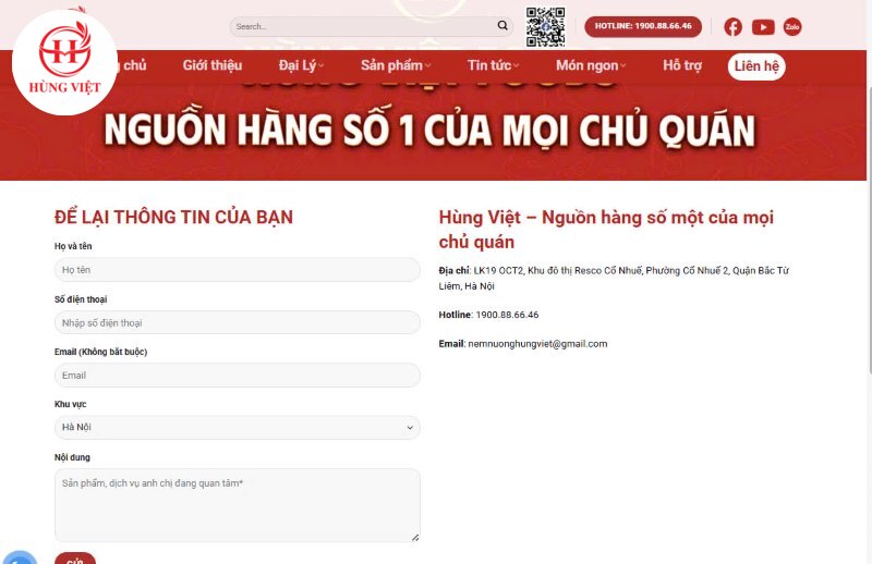 Liên hệ Hùng Việt để nhập hàng