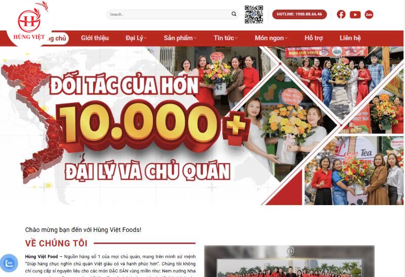 Hùng Việt cung cấp các loại giò chả