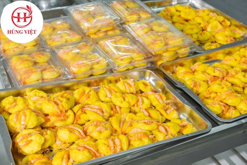 Bánh tôm nha Hùng Việt Foods