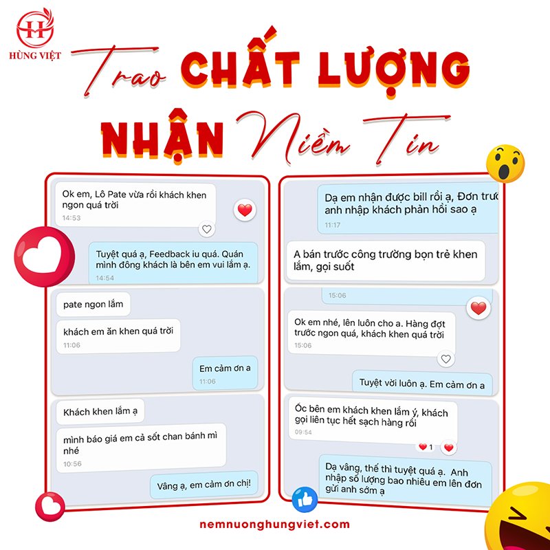 Phản hồi thực tế từ các chủ quán khi nhập sỉ Nem Nướng Nha Trang Hùng Việt
