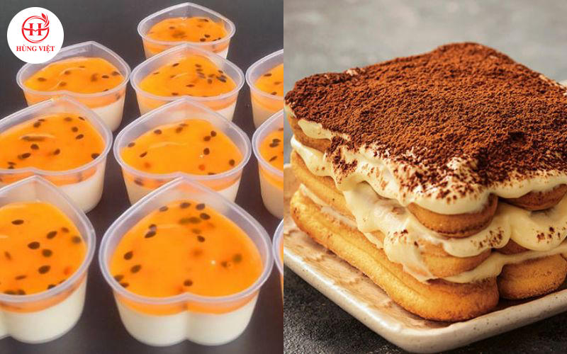 Một số loại bánh homemade có thể dùng trong các bữa ăn nhẹ.