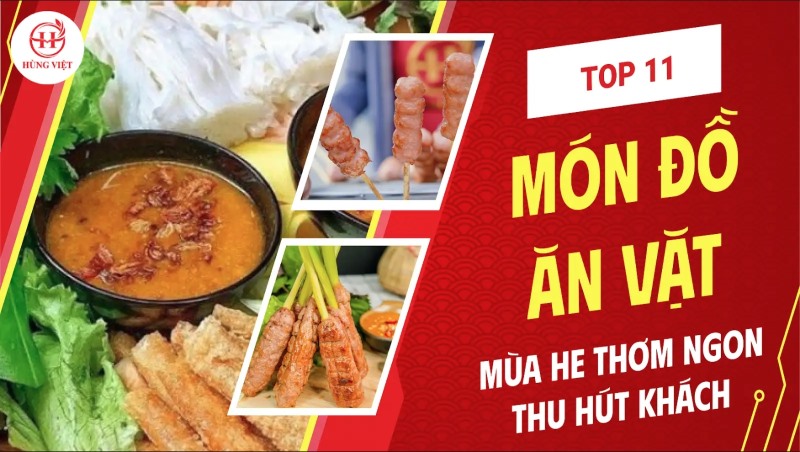 Bán đồ ăn vặt mùa hè