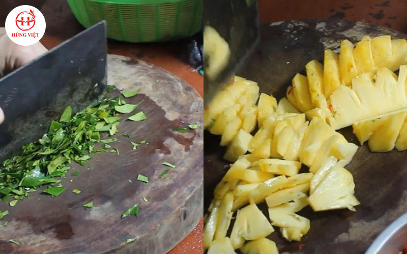 Một số nguyên liệu làm nước chấm lẩu Thái.