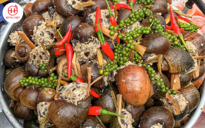 Món ốc nhồi thơm ngon luôn có sức hút đặc biệt.