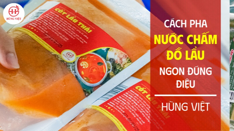 Cách pha nước chấm đồ lẩu