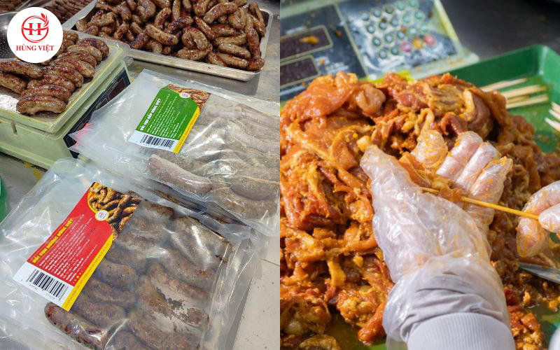 Những sản phẩm chế biến sẵn đạt chất lượng cao tại Hùng Việt Foods.