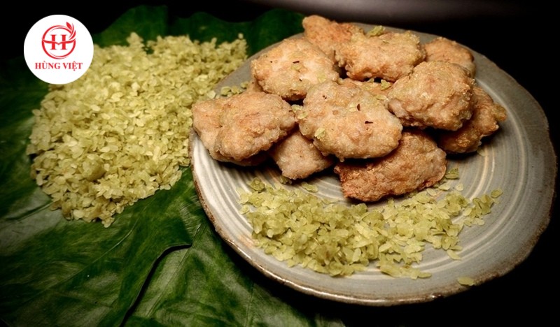 Xôi chả cốm mang đến bữa sáng dẻo thơm, tròn vị