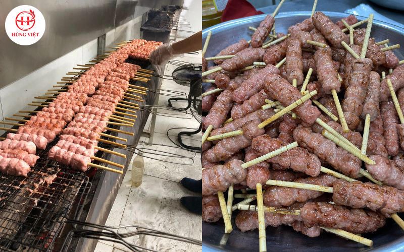 Địa chỉ mua nem nướng hồ lô uy tín, chất lượng Hùng Việt Foods