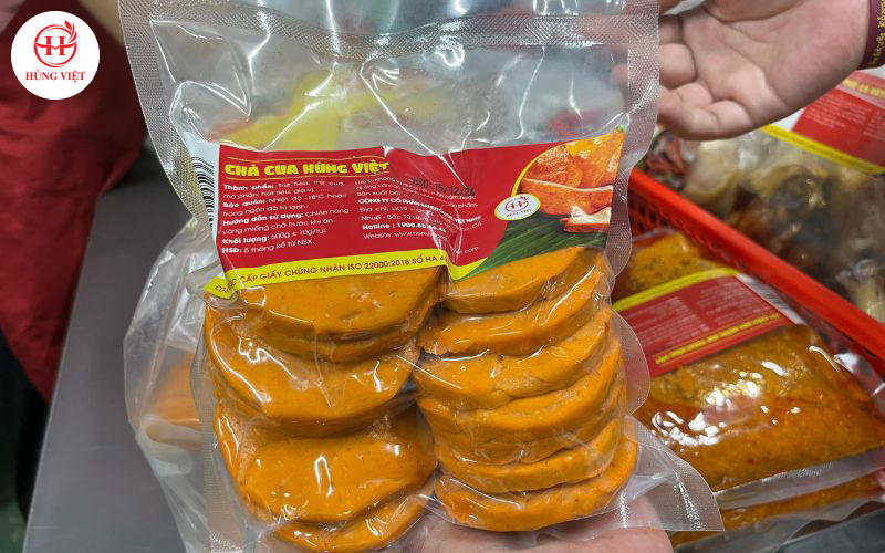 Sản phẩm chả cua của Hùng Việt Foods