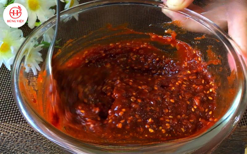 Trộn đều các nguyên liệu