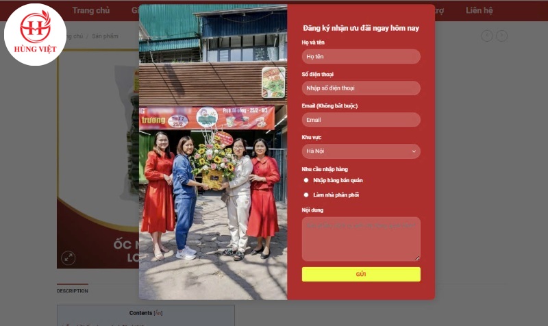 Đăng ký nhập sỉ ốc nhồi ống tre