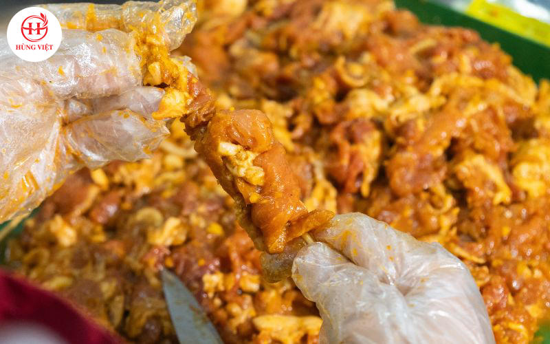 Làm thịt xiên nướng bằng nồi chiên không dầu
