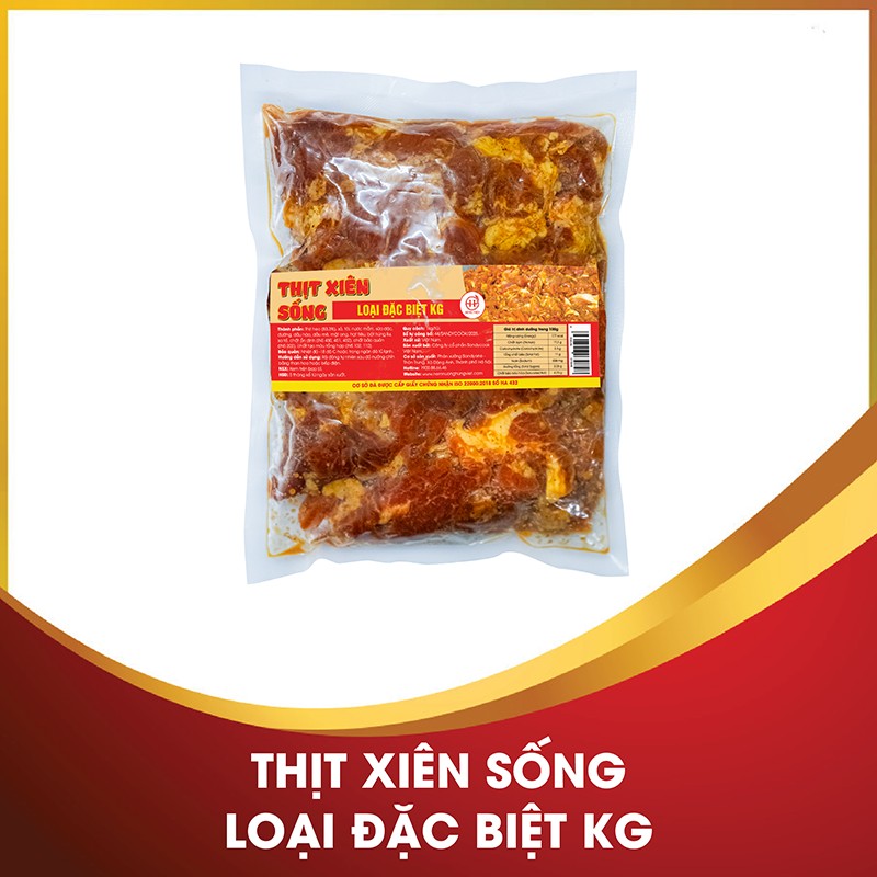 Thịt xiên sống loại đặc biệt kg