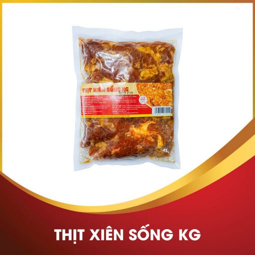 thịt xiên sống kg