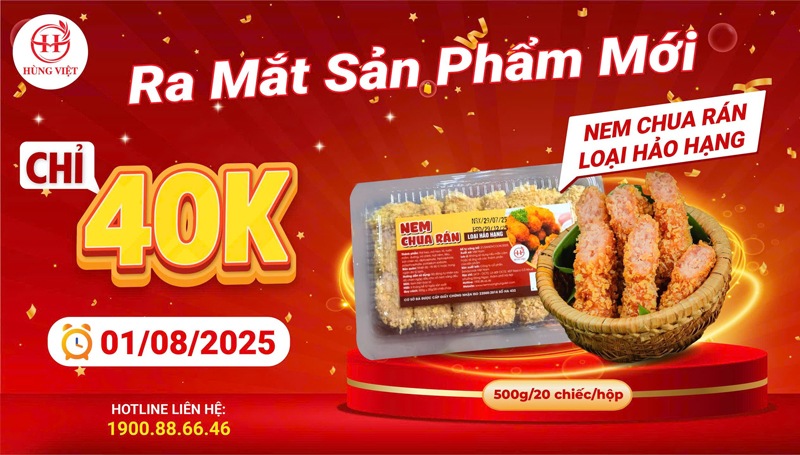 Chủ Quán Bùng Nổ Lợi Nhuận Với Nem Chua Rán Hảo Hạng Hùng Việt