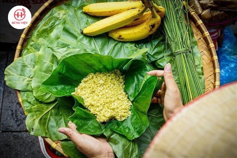 Cốm- thức quà hấp dẫn mùa trung thu