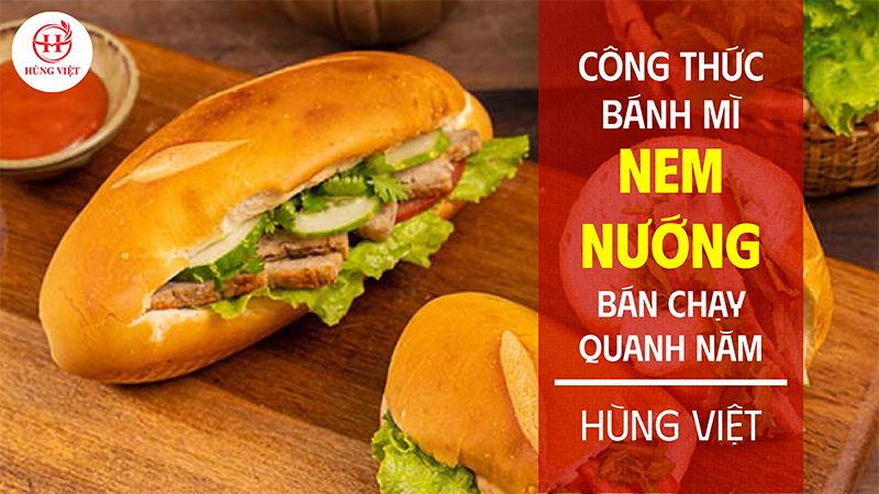 Công thức bánh mì nem nướng thơm ngon, bán chạy quanh năm