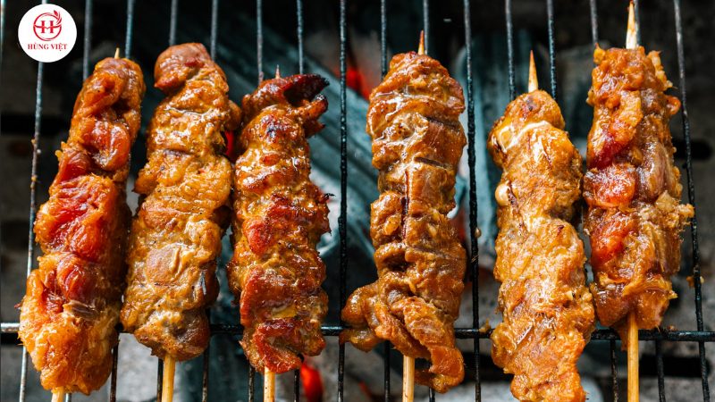 Hướng dẫn làm thịt xiên nướng