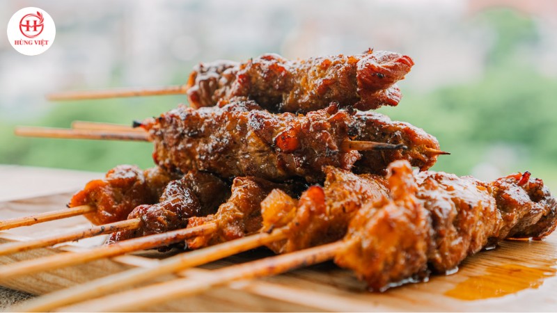 Hướng dẫn làm thịt xiên nướng
