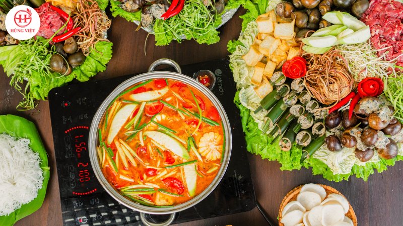 Hướng dẫn set mẹt lẩu ốc chuẩn kinh doanh