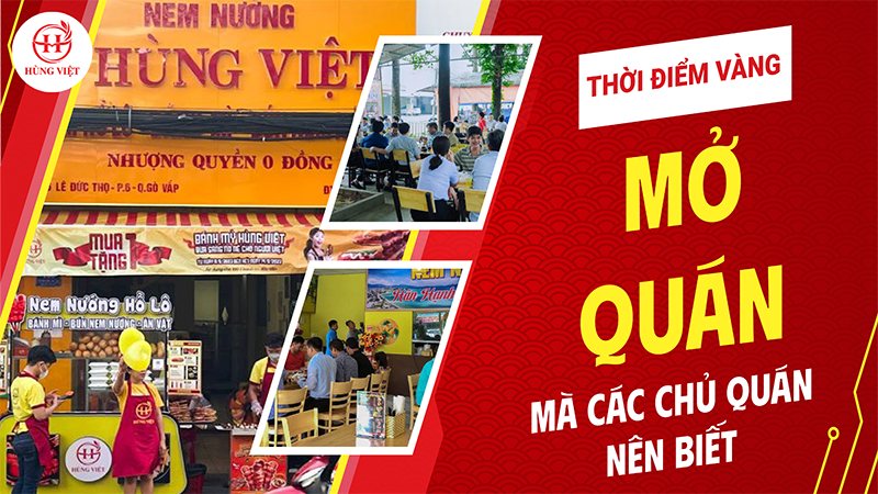 Thời điểm vàng mở quán mà các chủ quán nên biết