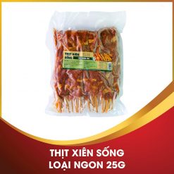 Thịt xiên sống loại ngon 25g