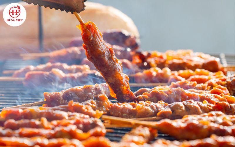 Thịt xiên sống loại ngon 25g