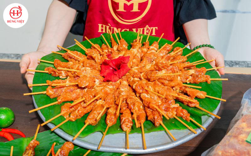 Thịt xiên sống loại ngon 25g