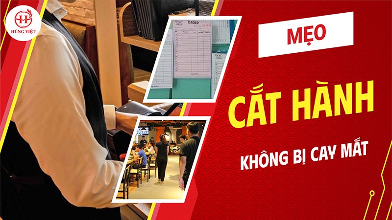 Mẹo Cắt Hành Không Bị Cay Mắt